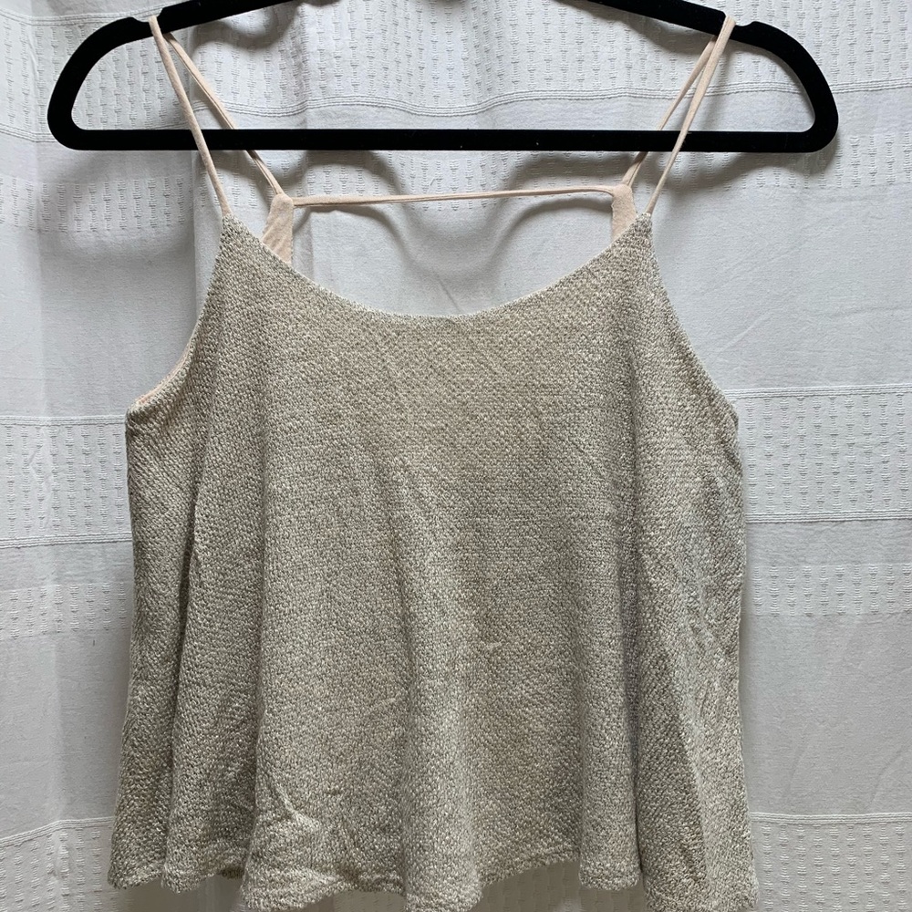 Strappy Knit Cropped Top